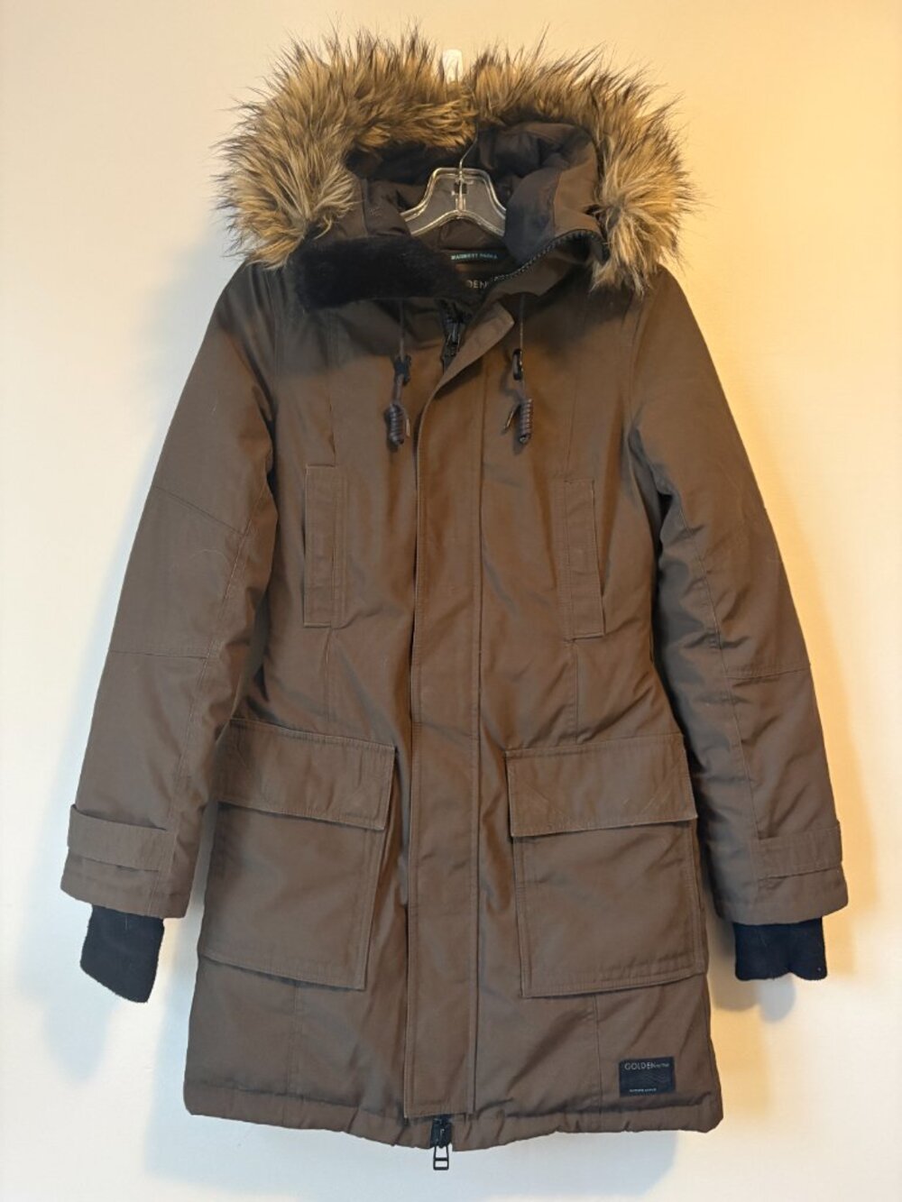 Aritzia Golden by TNA Bancroft Parka Down Winter Coat X-Small XS